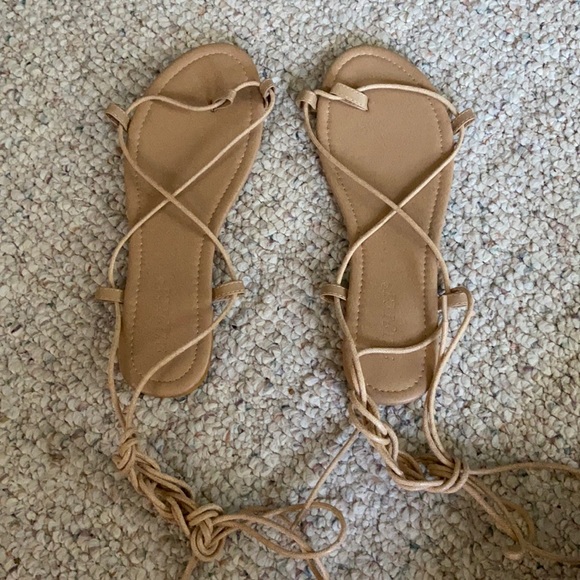 Shoes - Tie up sandals